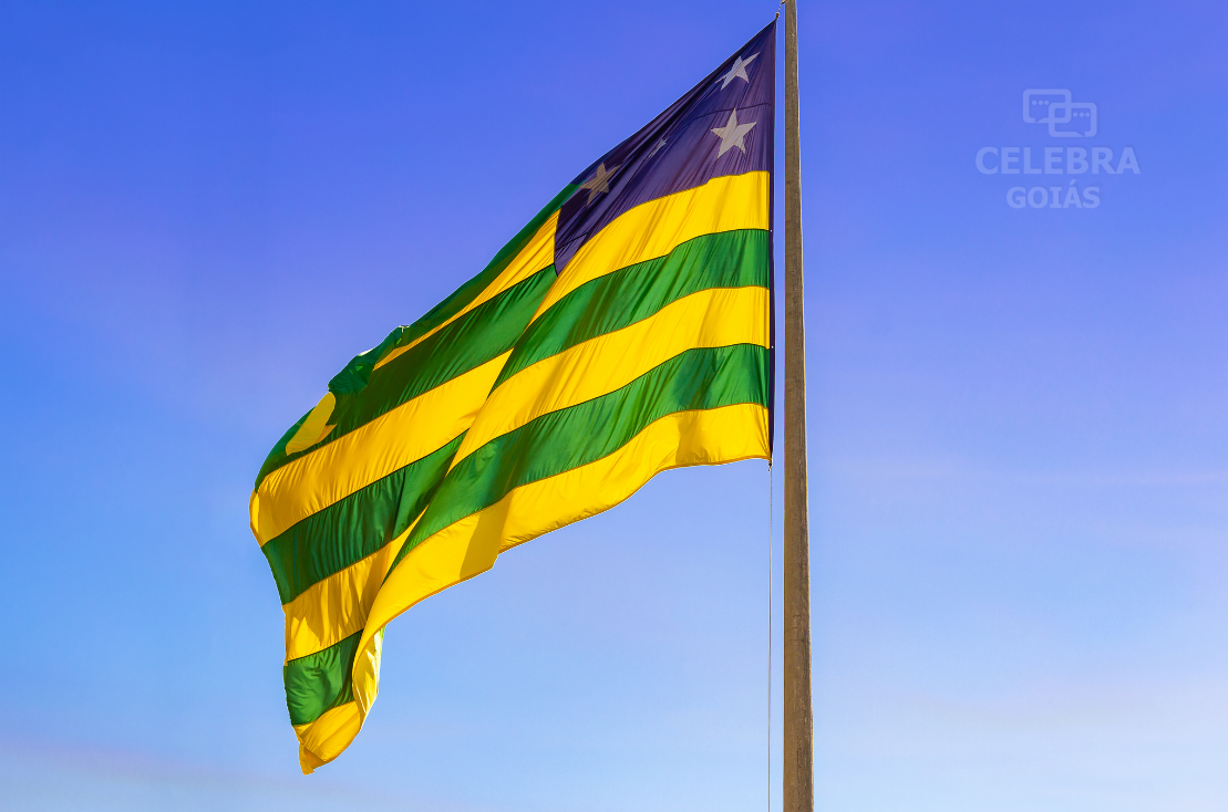 A origem da bandeira de Goiás