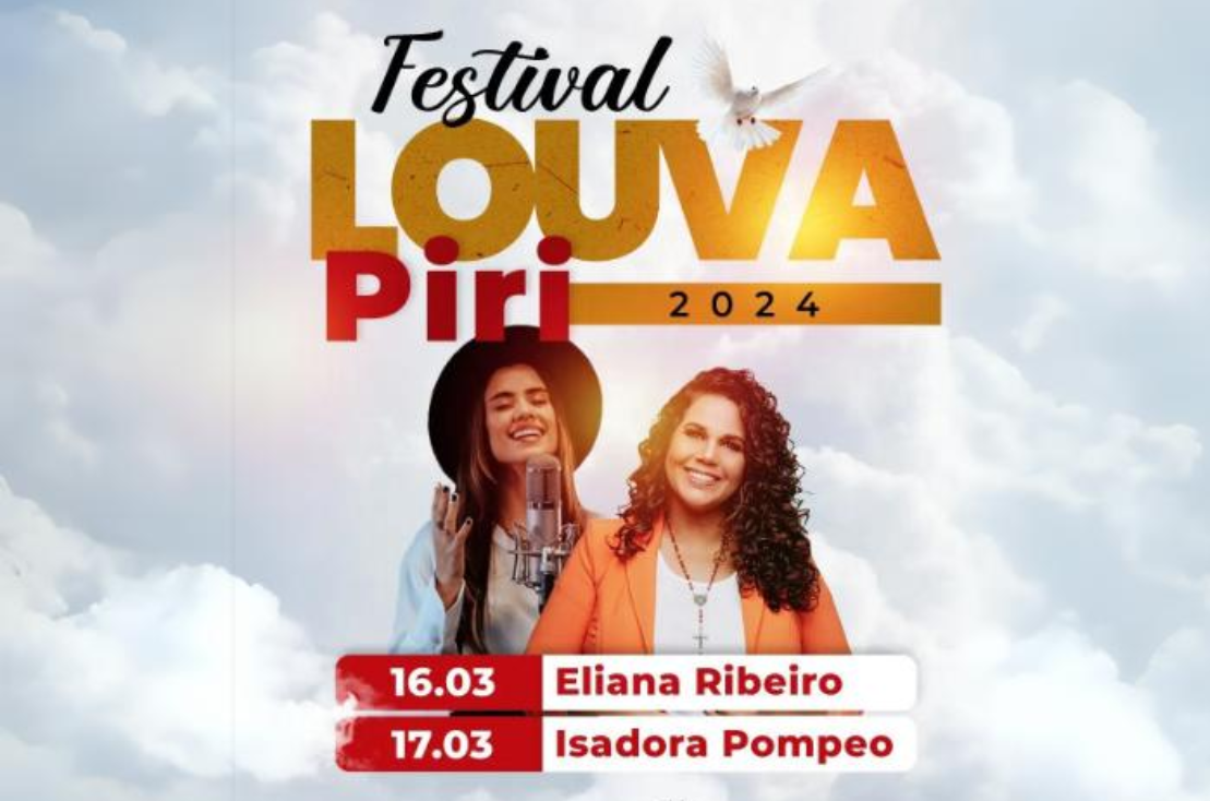 Pirenópolis celebra o Festival Louva Piri com renomados artistas da música gospel